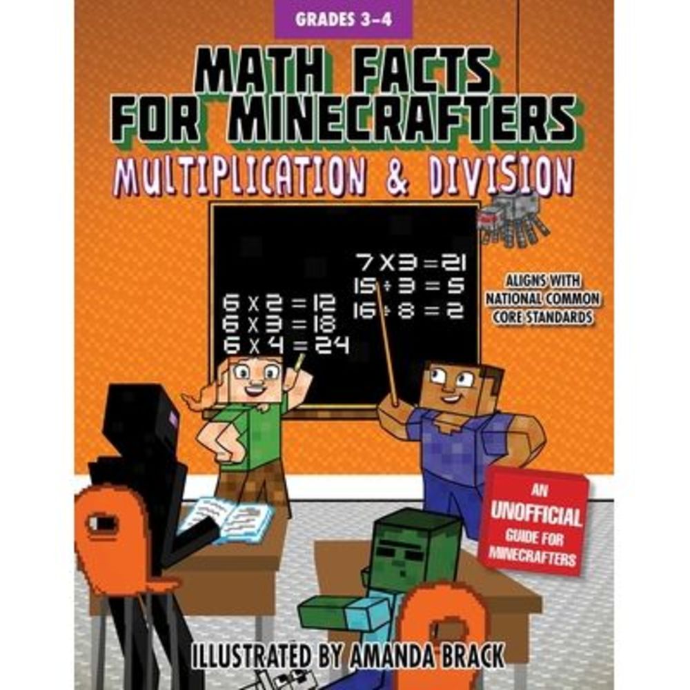 Math Facts for Minecrafters: Multiplication and Division -- Sky Pony Press